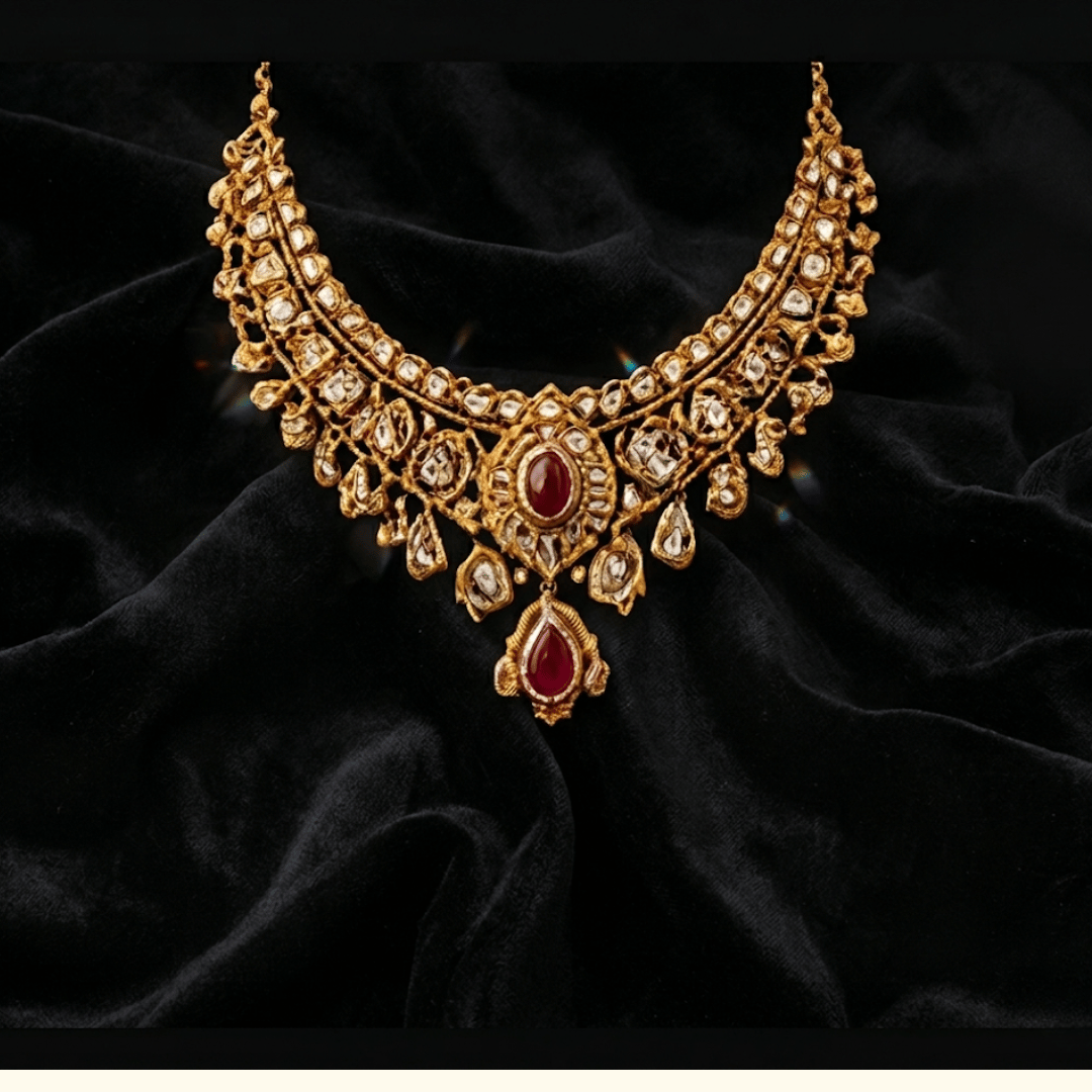 22K Gold Elegant Necklace for Women