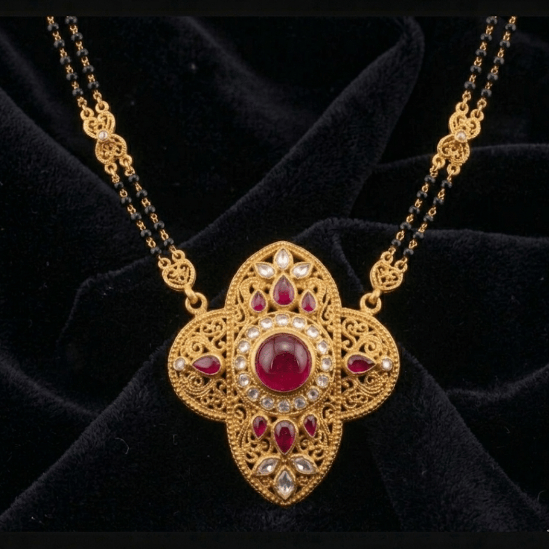 22K Gold Traditional Mangalsutra for Women